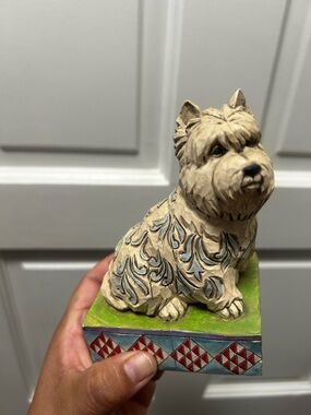 Jim Shore Heartwood Creek "Winston" Westie West Highland White Terrier 2007 5" T